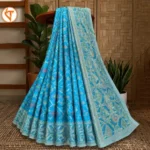 Sky Blue জরি জামদানি AP0014