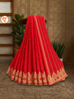 Crimson/Bright Red Sharee DM007